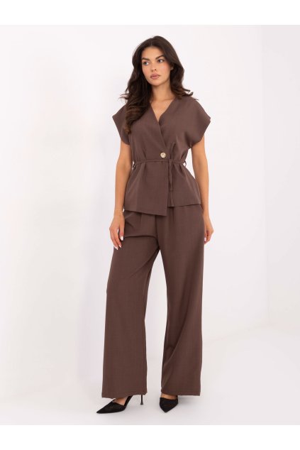 Dámske Komplet farba Hnedá kód IT-KMPL-21029.78 (Farba Hnedá, Veľkosť ONE SIZE)