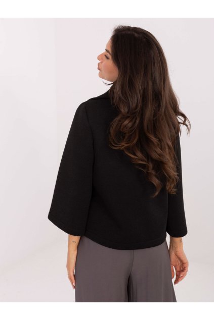 Dámska Bunda farba Čierna kód IT-KR-FL8159.24 (Farba Čierna, Veľkosť ONE SIZE)