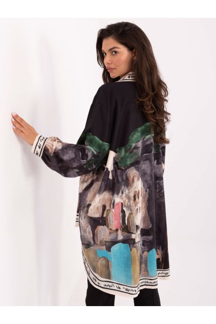 Dámske Košeľa farba Čierna kód IT-KS-18729.12 (Farba Čierna, Veľkosť ONE SIZE)