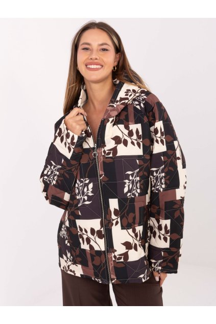 Dámska Bunda farba Čierna kód IT-KR-21685.23 (Farba Čierna, Veľkosť ONE SIZE)