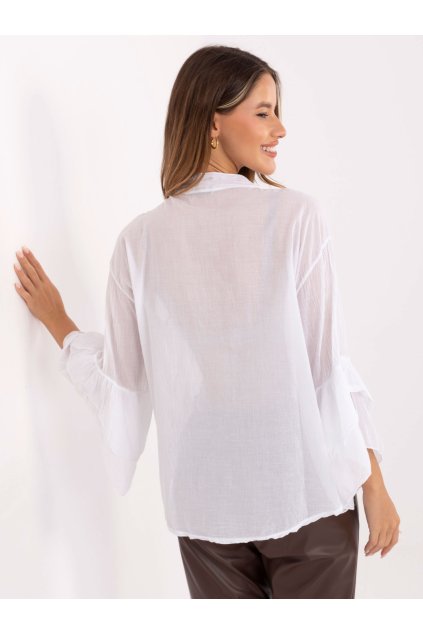 Dámske Košeľa farba Biela kód MI-KS-92330.07 (Farba Biela, Veľkosť ONE SIZE)