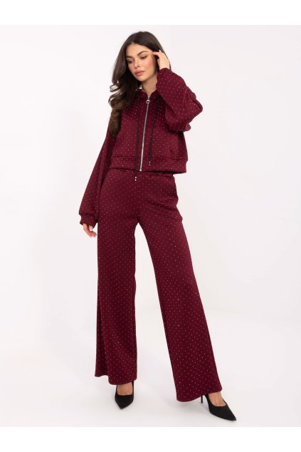 Dámske Komplet farba Bordová kód IT-KMPL-21709.18 (Farba Bordová, Veľkosť ONE SIZE)