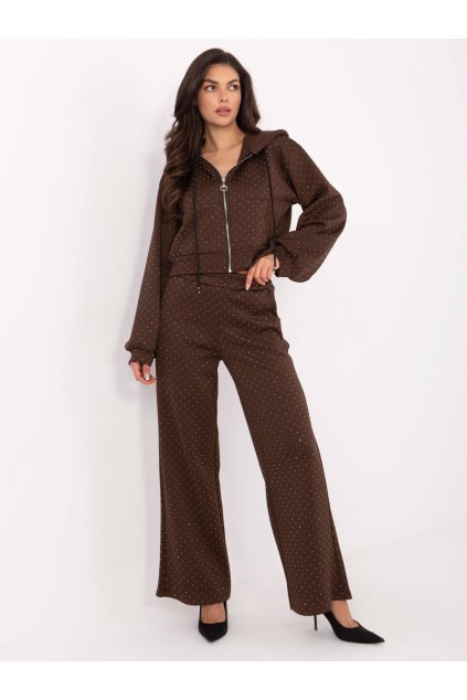 Dámske Komplet farba Hnedá kód IT-KMPL-21709.18 (Farba Hnedá, Veľkosť ONE SIZE)