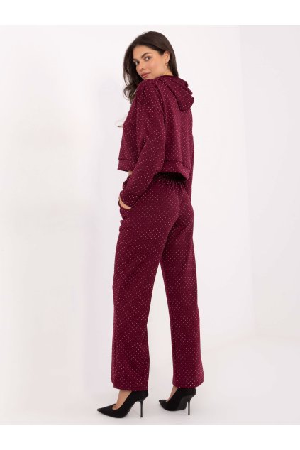 Dámske Komplet farba Bordová kód IT-KMPL-21719.86 (Farba Bordová, Veľkosť ONE SIZE)