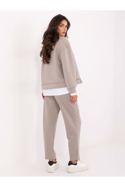 Dámske Komplet farba Sivá kód IT-KMPL-9237.76 (Farba Sivá, Veľkosť ONE SIZE)