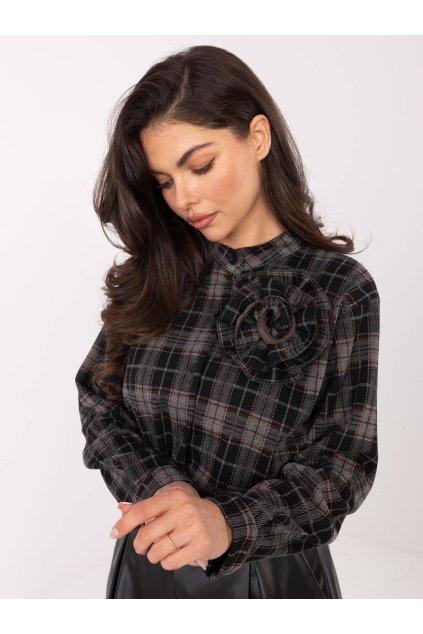 Dámske Košeľa farba Čierna kód IT-KS-21562.01 (Farba Čierna, Veľkosť ONE SIZE)