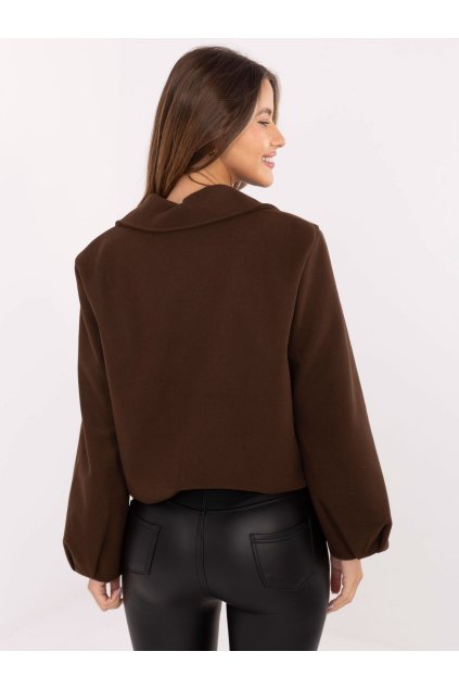 Dámska Bunda farba Hnedá kód IT-KR-FL9725.08P (Farba Hnedá, Veľkosť ONE SIZE)