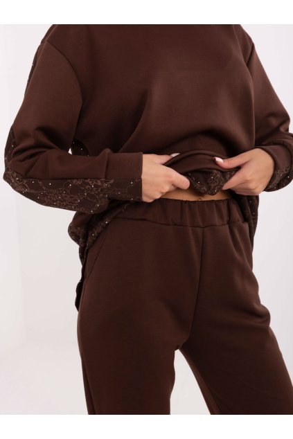 Dámske Komplet farba Tmavo-hnedá kód IT-KMPL-9860.61 (Farba Tmavo-hnedá, Veľkosť ONE SIZE)