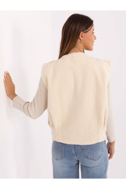 Dámska vesta farba okrová Fact - naj IT-KZ-FL9622.29P (Farba Okrová, Veľkosť ONE SIZE)