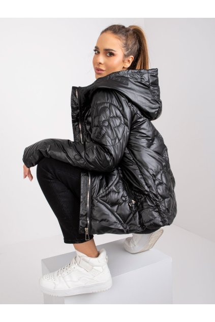 Dámska Bunda farba Čierna kód YP-KR-cx4292.98P (Farba Čierna, Veľkosť S)