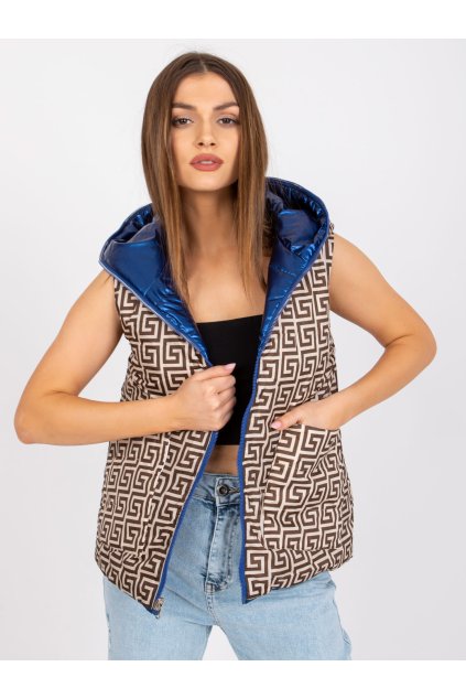 Dámska vesta farba modrá Fact - naj YP-KZ-cx4291.95P (Farba Modrá, Veľkosť S)