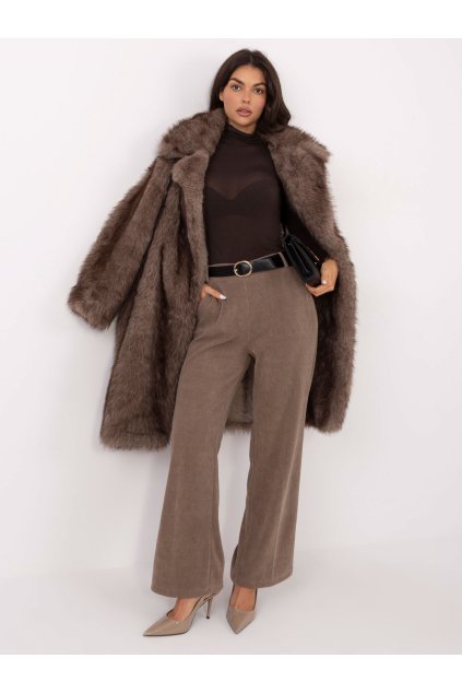 Dámske Nohavice farba Tmavo-béžová kód IT-SP-FL8252.18P (Farba Tmavo-béžová, Veľkosť ONE SIZE)