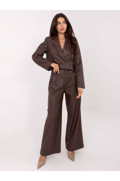 Dámska Bunda farba Hnedá kód IT-KR-FL9719.06P (Farba Hnedá, Veľkosť ONE SIZE)