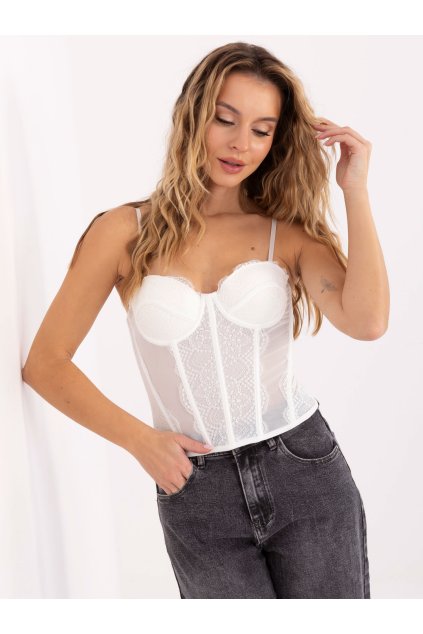 Dámsky Top farba biela kód PM-TP-SF087.11 (Farba Biela, Veľkosť S/M)