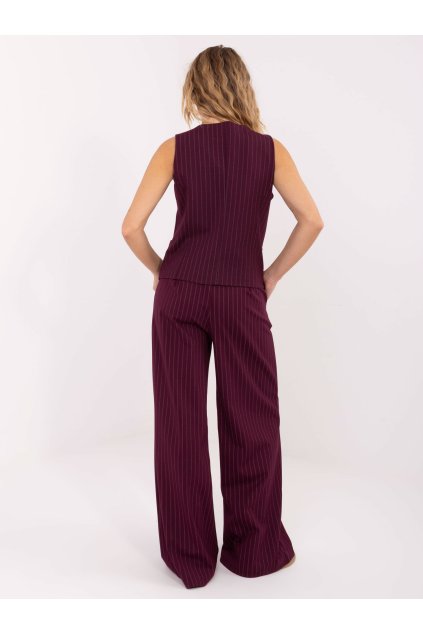 Dámska vesta farba bordová Fact - naj IT-KZ-FL7519.57 (Farba Bordová, Veľkosť L/XL)