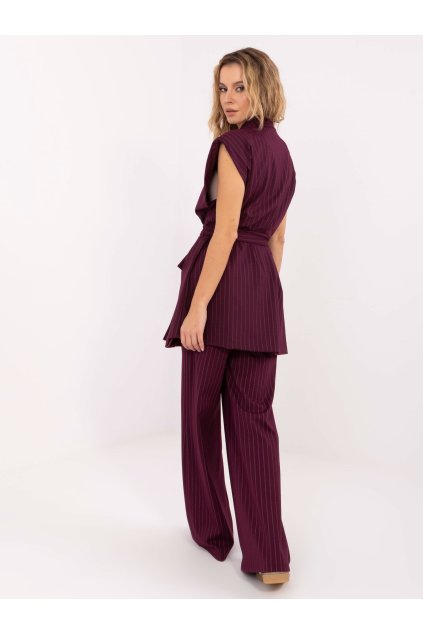 Dámska vesta farba bordová Fact - naj IT-KZ-FL9790.66 (Farba Bordová, Veľkosť S/M)