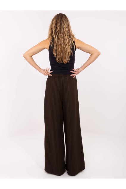 Dámske Nohavice farba Tmavo-hnedá kód IT-SP-FL9787.85 (Farba Tmavo-hnedá, Veľkosť S/M)