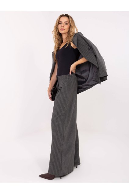 Dámske Nohavice farba Tmavo-sivá kód IT-SP-FL9787.85 (Farba Tmavo-sivá, Veľkosť S/M)