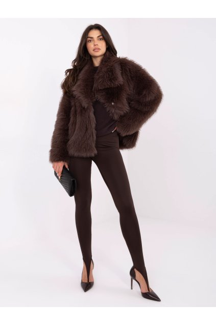 Zimná bunda kód IF-KR-G230128.99P (Farba Hnedá, Veľkosť ONE SIZE)