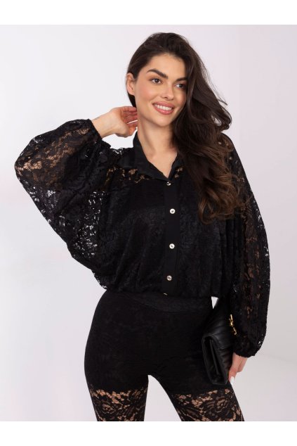 Dámske Košeľa farba Čierna kód MI-KS-C239.78 (Farba Čierna, Veľkosť ONE SIZE)