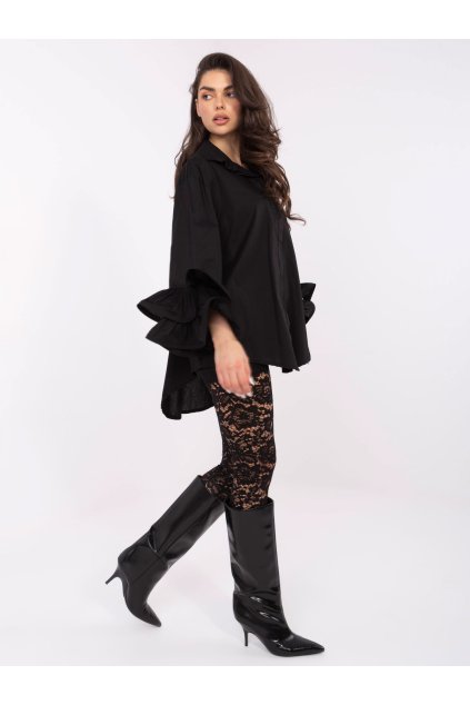Dámske Košeľa farba Čierna kód IT-KS-8381.56 (Farba Čierna, Veľkosť ONE SIZE)