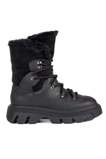Čierne dámske snehule na platforme Seastar kod CCC -1- JJ81P-B (Veľkosť 36)