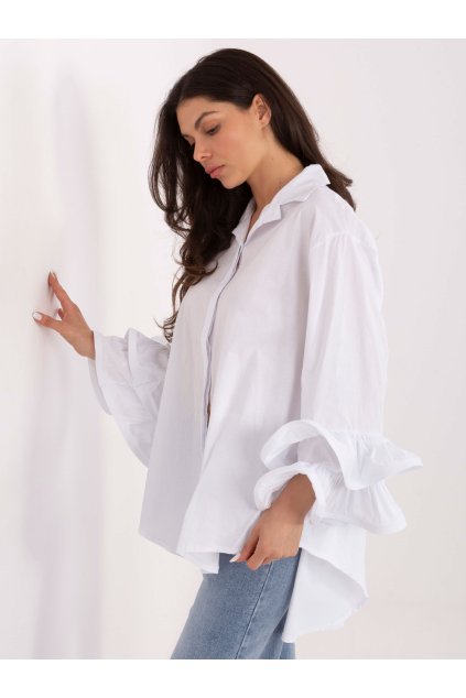 Dámske Košeľa farba Biela kód IT-KS-8381.56 (Farba Biela, Veľkosť ONE SIZE)