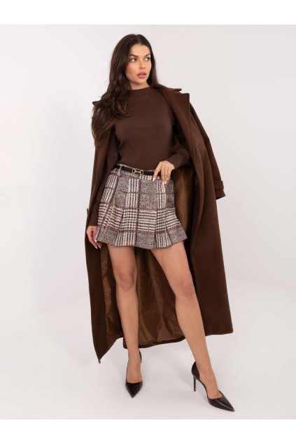Dámske Šortky farba Hnedá kód IT-SN-18932-1.79 (Farba Hnedá, Veľkosť ONE SIZE)