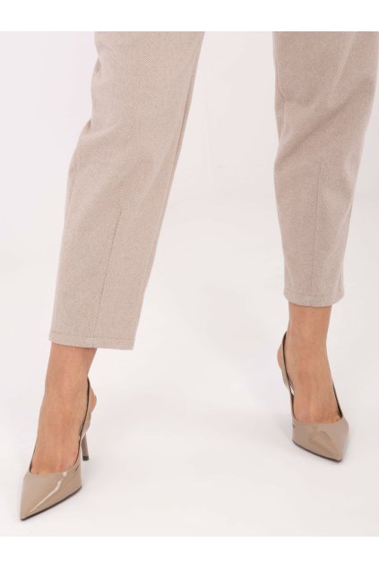 Dámske Nohavice farba Béžová kód IT-SP-FL9767.81 (Farba Béžová, Veľkosť XL)