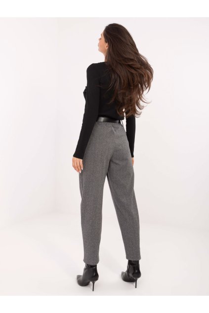 Dámske Nohavice farba Tmavo-sivá kód IT-SP-FL9767.81 (Farba Tmavo-sivá, Veľkosť XL)