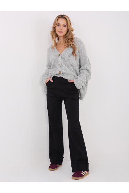 Dámsky sveter farba Sivá kód CH-SW-72981.05P (Farba Sivá, Veľkosť ONE SIZE)