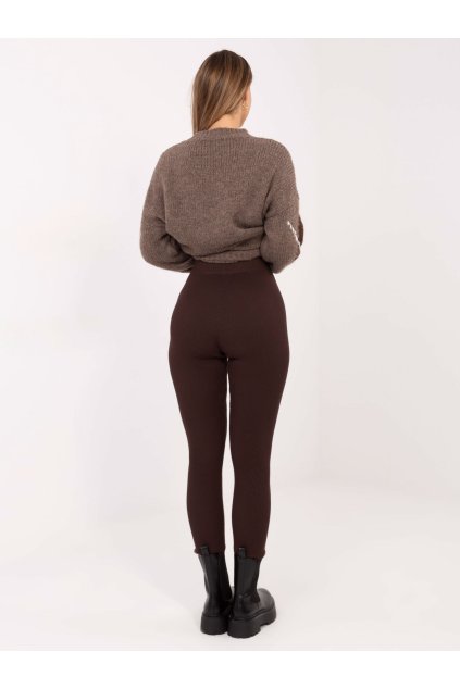 Dámske Legíny farba Tmavo-hnedá kód D93050Z62285A (Farba Tmavo-hnedá, Veľkosť S)
