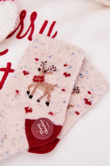 Detské ponožky  hnedé kód sk.40897/stgv2981 / (Veľkosť 28-31)