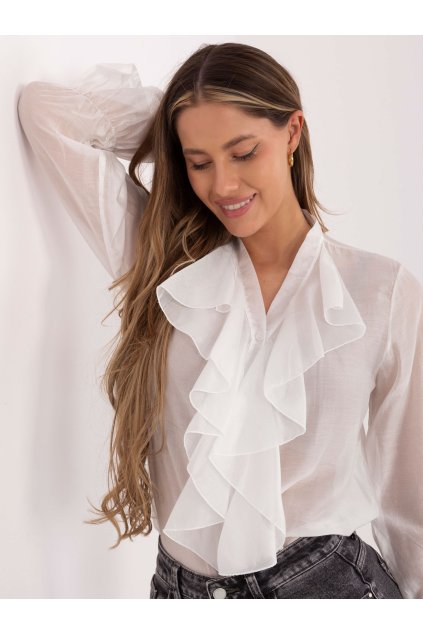 Dámske Košeľa farba Biela kód IT-KS-28883.80 (Farba Biela, Veľkosť ONE SIZE)