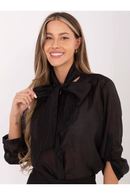 Dámske Košeľa farba Čierna kód IT-KS-28978.22 (Farba Čierna, Veľkosť ONE SIZE)