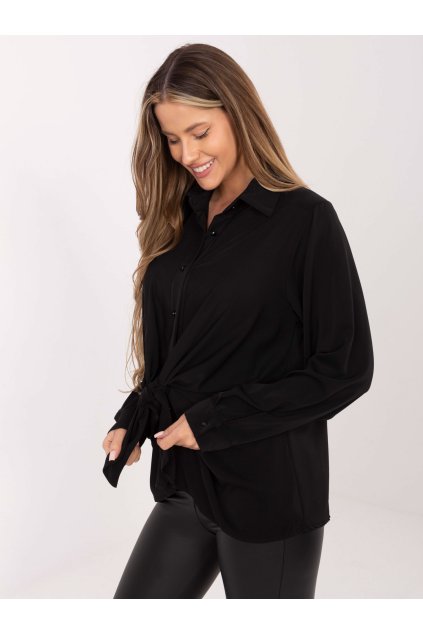 Dámske Košeľa farba Čierna kód IT-KS-29053.69 (Farba Čierna, Veľkosť ONE SIZE)