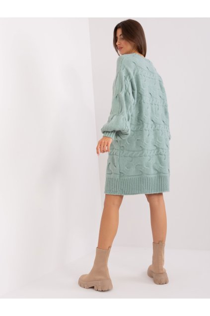 Dámsky sveter farba Metová kód AT-SW-2367.76P (Farba Metová, Veľkosť ONE SIZE)