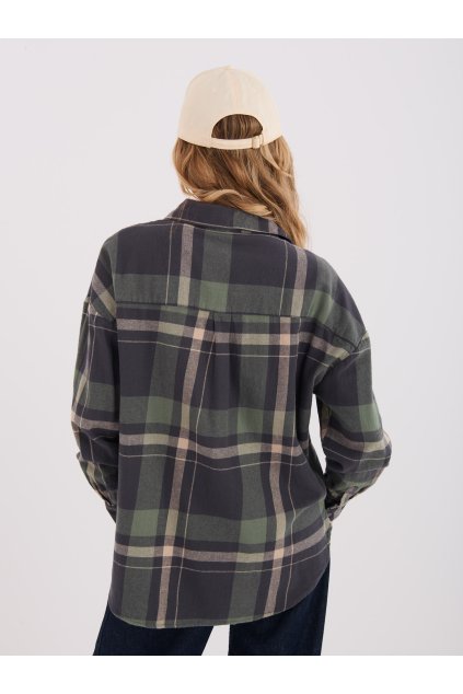 Dámske Košeľa farba Khaki kód D71720Z11085B (Farba Khaki, Veľkosť L)