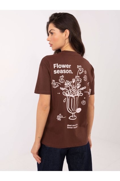 Dámske s podtlačou tmavo-hnedá D12022AH02645V (Farba Tmavo-hnedá, Veľkosť S)