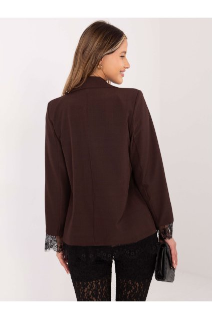 Dámske sako farba Hnedá kód MI-MA-A5288.68 (Farba Hnedá, Veľkosť ONE SIZE)