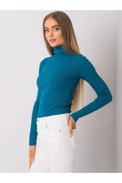 Dámska blúzka basic morská RV-BZ-7182.01P (Farba Čierna, Veľkosť S/M)