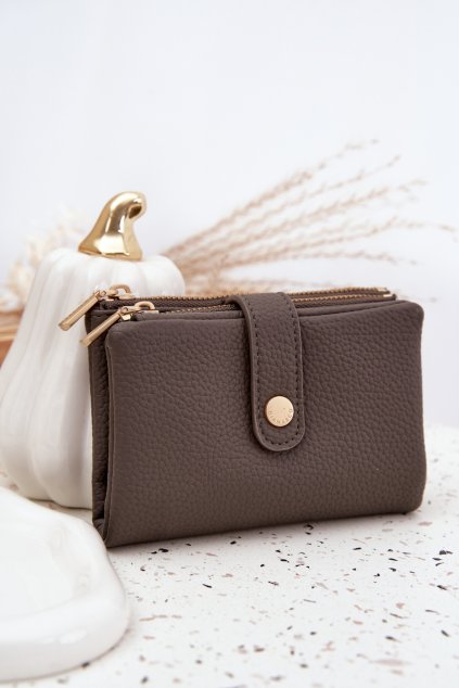 Dámska sivé malá peňaženka kód port. dsf897-1 s.grey / (Veľkosť Uni)