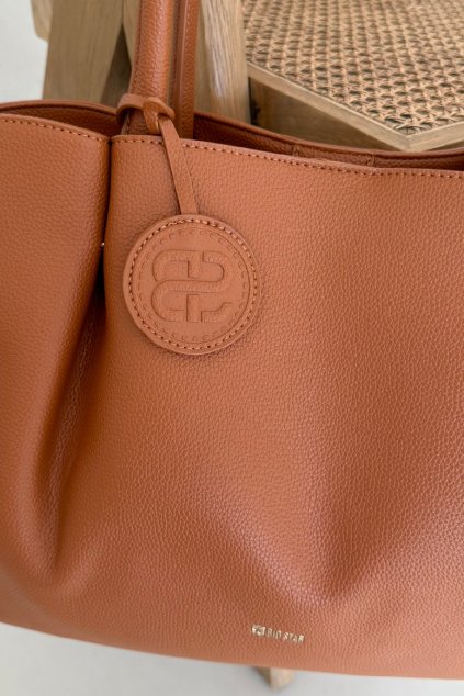 Velká dámská taška shopper big star ss574006 camel / (Veľkosť Uni)