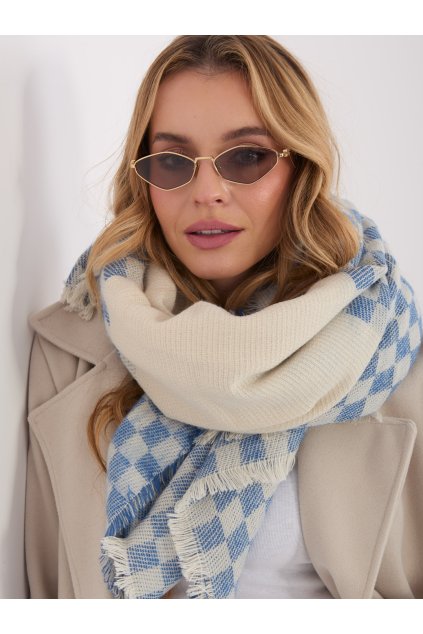 Dámsky šál farba okrová Fact - naj AT-SZ-16501.61 (Farba Okrová, Veľkosť ONE SIZE)