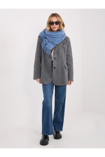 Dámsky šál farba sivo-modrá Fact - naj AT-SZ-23185.73P (Farba Sivo-modrá, Veľkosť ONE SIZE)