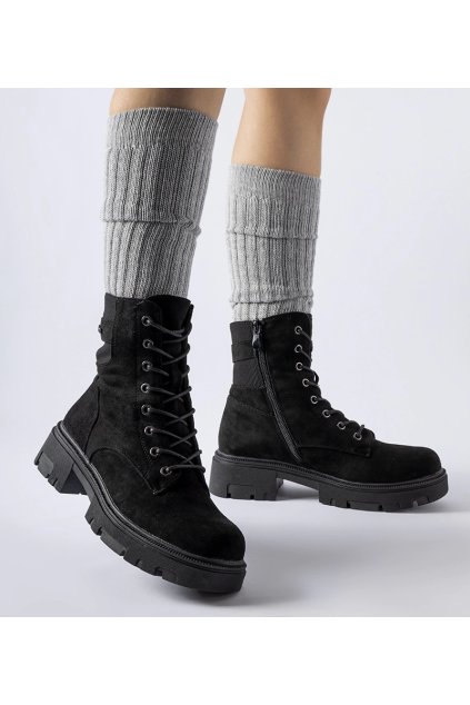 Dámske topánky tenisky čierne kód HX22030-2 - GM HX22030-2 BLACK PU 38 - GM (Veľkosť 39)