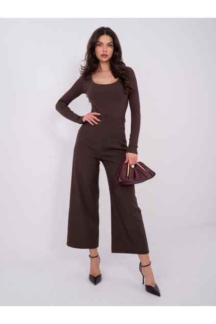 Dámske body tmavo-hnedá RV-BO-A1047.94 (Farba Tmavo-hnedá, Veľkosť S/M)