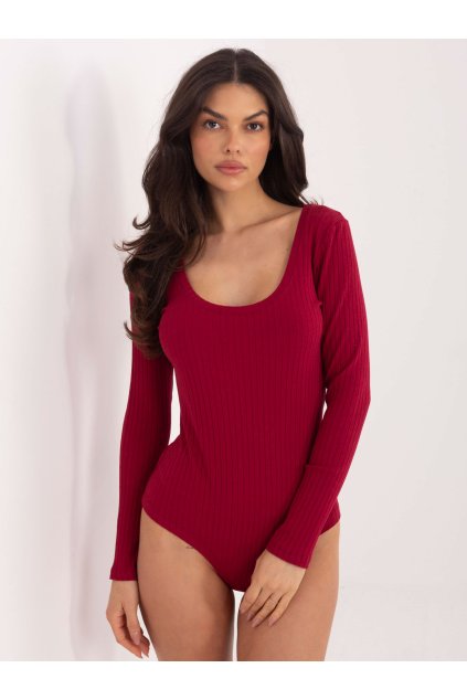 Dámske body bordová RV-BO-A1047.94 (Farba Bordová, Veľkosť S/M)