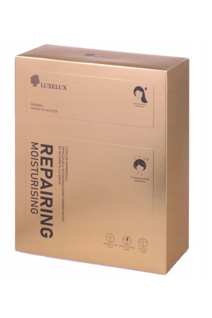Parová maska na vlasy LUXELUX REPAIRING MOISTURISING G18P4+G18P5/LU57 20 ml + 40 ml - GM (Veľkosť 20 ml + 40 ml)