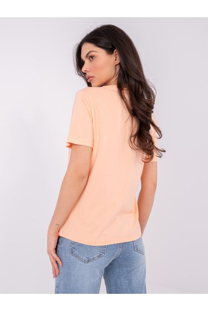 Dámske s aplikáciou farba broskyňová kód D12022M02844A (Farba Broskyňová, Veľkosť XL)